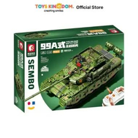 SEMBO BLOCK TYPE 99A MAIN BATTLE TANK SET 2604 PCS 705021 - HIJAU