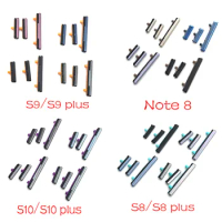 NEW Power Volume Side Button Key Replacement Part For Samsung Note 8 S8 S9 S10 Plus Volume Button + Power ON / OFF Repair