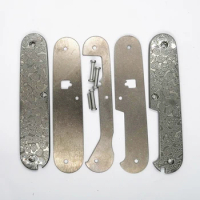 1 Pair Pattern Steel Scales for 91mm Victorinox Swiss Army Knife Scale 91mm SAK Scales