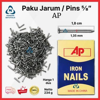 Paku Jarum - Paku Pins 5/8" / 1/2" AP (19G) - Paku Triplek Finishing Kayu - Paku Halus Furniture - P
