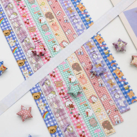 NGHỆ THUẬT cầm tay trẻ em Dải giấy hình ngôi sao Giấy sao Origami Giấy Thủ Công Thủ công Giấy gấp hì