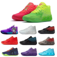 LaMelo Ball Shoes MB.01 Lo Mens Basketball 1OF1 Queen City Rick Morty Rock Ridge Red Blast Buzz City Galaxy UNC Iridescent Dream