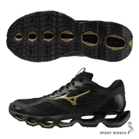 Mizuno 美津濃 慢跑鞋 男鞋 WAVE PROPHECY 13 S 黑金【運動世界】J1GC244954