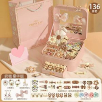 兒童公主發飾禮盒六一節生日禮物女童8首飾玩具6歲3一9小10