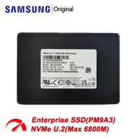 SAMSUNG PM9A3 NVMe U.2 Enterprise SSD 960GB 1.92TB 3.84TB 7.68TB 15.36TB Internal Solid State Disk Hard Disk HDD HD for Server