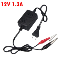 12V 1.3A Automatic Toy Car Motorcycle Charger For AGM VRLA Gel Lead Acid Battery 3AH-25AH With LED Indicator