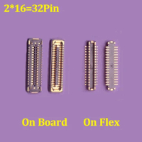 2-5pcs 32pin LCD Display Screen Flex FPC Connector On Motherboard For HUAWEI Y7P 2020/P40 Lite/P20 Lite 2019/Honor 9X/Pro/X30