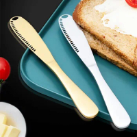 Withered Stainless steel creative butter knife, bread jam knife, butter knife, spreading knife, cheese knife, baking cream chee
