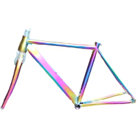 water drop ti road bike frame 700C ti road bike frame rainbow Titanium road bike frames custom