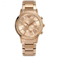 EMPORIO ARMANI 手錶armani手錶 三眼計時錶 日期功能 石英錶 鋼帶錶男錶AR2452實體店面