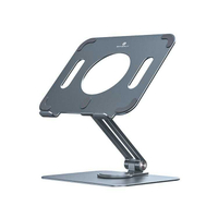 boneruy平板鋁合金摺疊支架 旋轉式手機平板支架 桌面折疊懶人支架