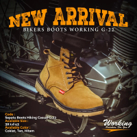 SEPATU BIKERS WORKING G-22 PRIA | G-22: Sepatu Bikers Pria, Nyaman dan Tangguh di Jalan | Sepatu Bik