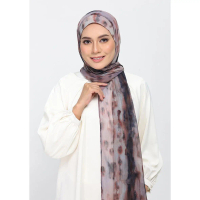 Bokitta Timber Flame - Printed Plus Crinkled Chiffon