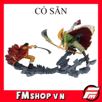 (No Box, Đầu Cây Gậy Trầy) Mô Hình Nhân Vật Banpresto One Piece Gol D. Roger Vs Edward Newgate