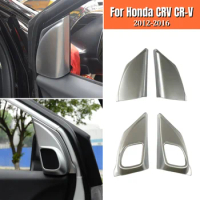 For Honda CRV CR-V 2012 2013 2014 2015 2016 ABS Front Door A-pillar tweeter speaker frame decoration modified audio frame Cover