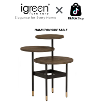 MADE IN MALAYSIA IGREEN HOME FURNITURE HAMILTON SIDE TABLE PREMIUM QUALITY MURAH