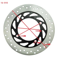 Motorcycle Rear Brake Disc Rotor For Honda XRV650 Africatwin 650 1988-1990 CB750 F2 Seven Fifty 1992-2003