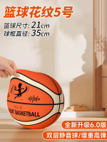 靜音籃球7號球訓練籃球5號室內家用兒童成人無聲專業不掉渣拍拍球