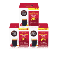 【NESCAFE Dolce Gusto】雀巢多趣酷思 城市系列美式咖啡膠囊18顆x3盒(口味任選)