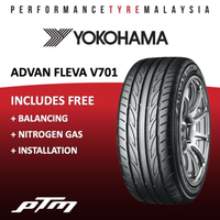 2025 Brand Authenticity 15 16 17 18 19 inch Yokohama Advan Fleva V701 Tire (FREE INSTALLATION/DELIVE