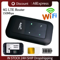 WiFi Repeater 4G LTE Router Signal Amplifier Network Expander Adaptor 150Mbps 3G/4G SIM Card Slot Extender Modem Dongle