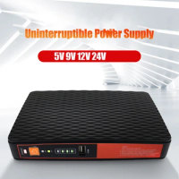 FULL-5V 9V 12V 24V Uninterruptible Power Supply Mini UPS LAN POE 8800Mah Battery Backup For Wifi Router CCTV