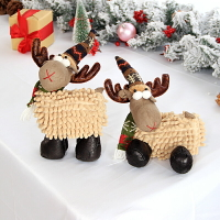 韓版兒童禮物裝飾品圣誕樹娃娃擺件堆頭雪人布偶創意小禮品小熊
