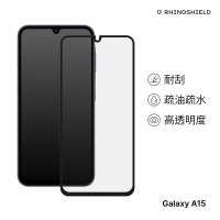 【RHINOSHIELD 犀牛盾】Samsung Galaxy A15 4G/5G共用 9H 3D滿版玻璃保護貼(3D曲面滿版)