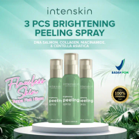 NEW PAKET HEMAT ISI 3 PCS BRIGHTENING PEELING SPRAY SOLUSI FLEK HITAM - KULIT BELANG - BPOM - 100ML 