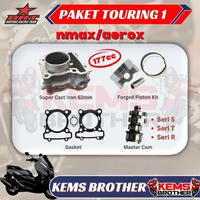 Blok Bore Up 177cc Casting Iron Gen 2 BRT - NMAX, Aerox, Lexy - Paket Touring 1 Piston 62mm, Nokenas