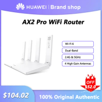 Huawei AX2 Pro Router Dual-Band WiFi Gigabit Repeater Wi-Fi 6 2.4G &amp; 5GHz Network Extender Signal Booster 4 High Gain Antennas