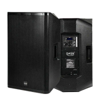 DASN SCG15DC 15 Inch 500W RMS 2 Way Professional Active Plastic Full Frequency DJ Stage Home theatre PA Speaker system Sound