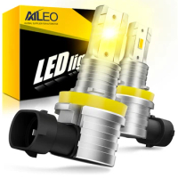 AILEO Led H11 Lights 50000LM For Car H7 H4 LED Headlight Bulb H9 H8 9005 HB3 9006 HB4 3000K 6500K Super Bright Fanless Fog Light