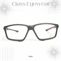 Kacamata Pria Sporty 9301 Hitam-Merah Untuk Penglihatan Minus Cyl atau Plus Hanya Frame