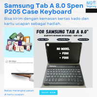 Case for Samsung Tab A 8.0 inch Spen 2019 Keyboard Wireless Bluetooth Flip Casing Protektif SM-P200