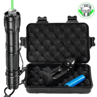 8000M High Power Green Laser Cursor 5nm Tactical Hunting Red Dot Laser Pointer Blue Purple Torch Pointer Visible Focus Laser Pen