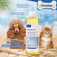 Virbac Megaderm Vitamin Hewan [250 mL]