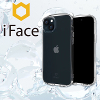 日本 iFace iPhone 15 Plus Look in Clear 抗衝擊曲線保護殼 - 透明