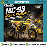 MOTOR MEDIUM TRAIL LENKA MC 93 50CC MESIN 2 TAK~MOTOR CROSS~MOTOR TRAIL biru