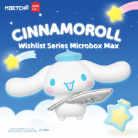 MINISO Cinnamoroll Wish List Series Micro Box Max Kawaii Sanrio Blind Box Decoration Animation Model Children's Toy BirthdayGift