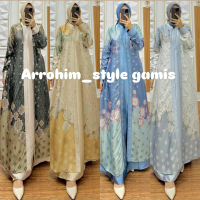 Ready gamis silk terbaru kombinasi payet|gamis fashion wanita terlaris|denada dress muslim  Kondanga
