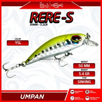 UMPAN RELIX NUSANTARA LURE RERE-S | MINNOW SINKING | UMPAN PANCING LURE RELIX YSL