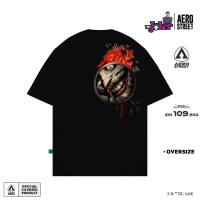Aerostreet T Shirt Oversize The Joker Insane Hitam Kaos FADAA