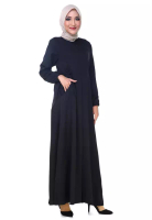 ZAYIDAN Dress Gamis Namira - Hitam