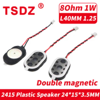 5PCS/ 2415 8R 1 W 2P1.25 Wire Small Plastic Speaker 8Ohm 1W For Tablet Computer Mobile Phone Digital Products