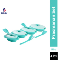 BEST SALE BIGGY RUBY TEMPAT KOTAK PIKNIK SET PRASMANAN 4 PCS