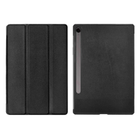 【Metal-Slim】Samsung Galaxy Tab S9 FE SM-X510/SM-X516 高仿小牛皮三折站立磁吸皮套