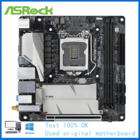 H470 H470M-ITX Motherboard Used For ASRock H470M-ITX/ac Motherboard Socket LGA1200 DDR4 Desktop Mainboard support 10400 10700