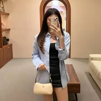 Tas GUCCI GG MARMONT CREAM LEATHER SHOULDER BAG 100% ORIGINAL 19X3X10CM