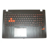 New US Backlight Keyboard with Red Palmreat Upper Cover for Asus ROG Strix GL553 GL553V GL553VW ZX53 FX53V ZX53VM FZ50VD